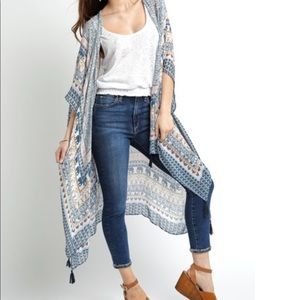 Elephant Print Kimono